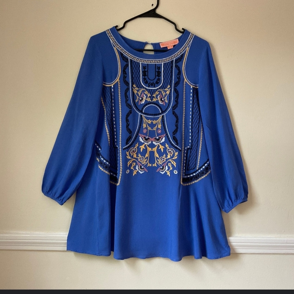 Embroidered Peasant Tunic